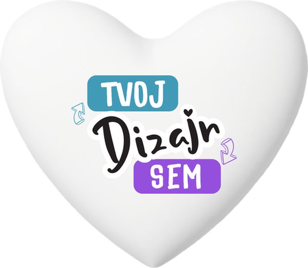 Srdcový Vankúš
