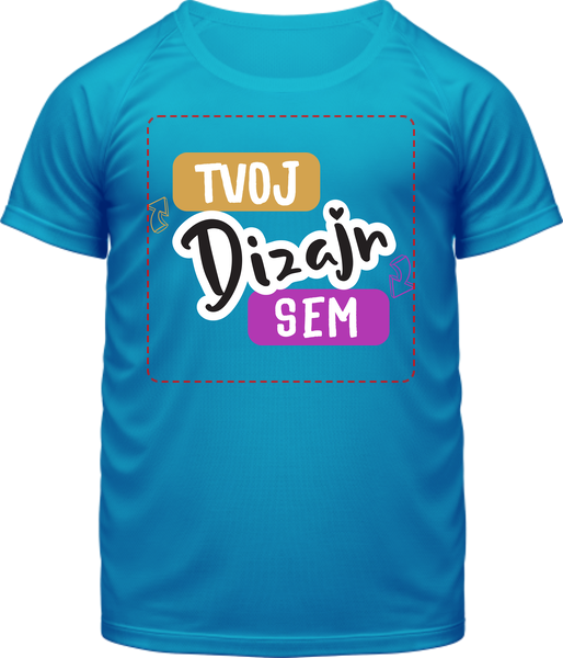Detské Športové Tričko Raglan T Sporty